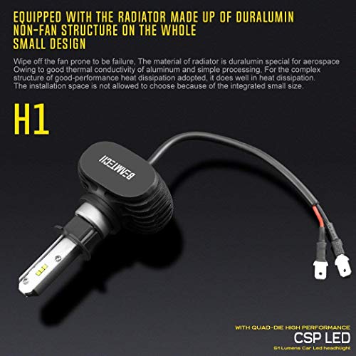 4 BEAMTECH+H1+Headlight+Extremely+Conversion