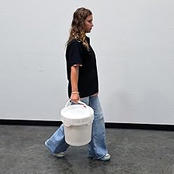 Vestil PAIL-SCR-35-W High Density Polyethylene