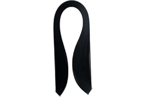 Quilling Strips 5mm Black Paper Quilling Set Strips Solid Color Origami Paper DIY Hand Crafts Quilling Paper Strips by ODETOJOY (5)