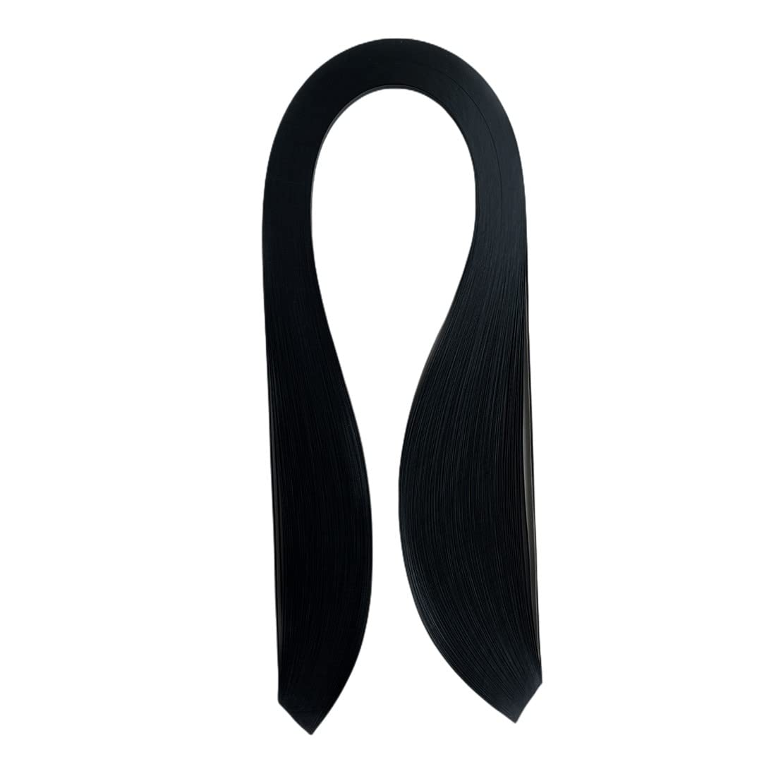 Paper Quilling Strips 10mm Black Craft Quilling Papers 10mm Single Color Paper Strips 10mm 120pcs/Set Length 54cm
