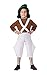 Rubies Willy Wonka and the Chocolate Factory: Oompa Loompa Costume for Kids, Boy's Small