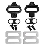 Mzyrh SPD Cleats for Cycling Shoes Compatible with SPD Shoes SPD Pedals for 2 Hole Indoor Spin Bike Shoes & Mountain Bike Bicycle Cleat Set