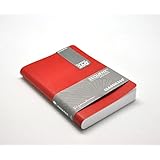 Zequenz Classic 360 Soft Cover Notebook, Soft Bound Journal, Medium, Red, 5" x 7", 200 sheets/400 pages, Squared, Graph, Grid Pattern Premium Paper