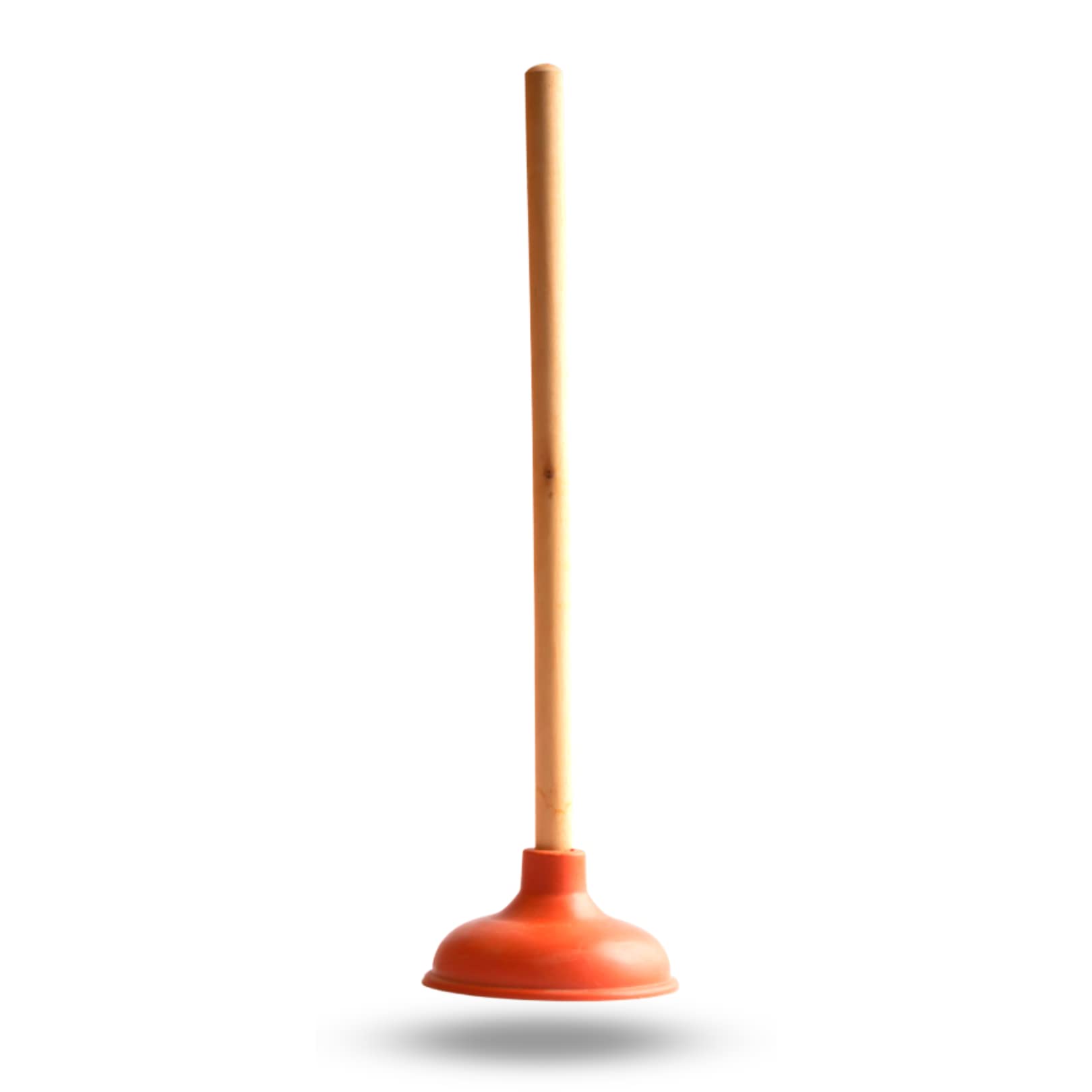 Kitchen Sink Unblocker Drain Unblocker Toilet Plunger & Sink Plunger Heavy Duty Unblocking Functional Tool with 150mm (6 inch) Cup and 400mm (16 inch) Wood Handle Plunger Drain Unblocker for Home