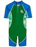 Tuga Boys Short Sleeve One Piece Swimsuit 3mos-7 years, UPF 50+ Sun Protection