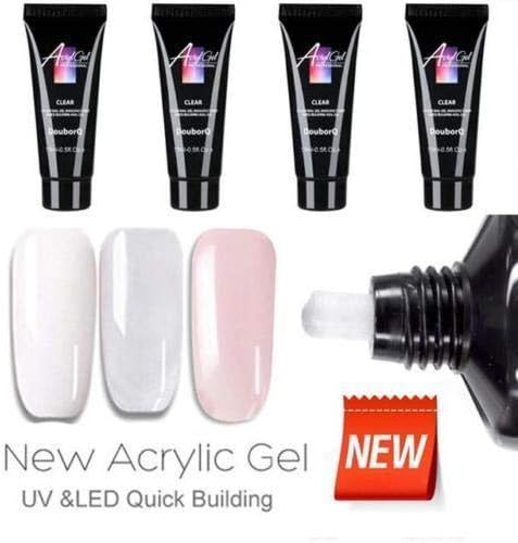 Poly gel hard builder gel by justintrends nail polygel kit set acrylic gel for quick extension nail uv,led nail art design