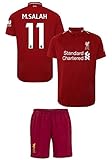 Liverpool Mohamed Salah #11 Soccer Jersey & Shorts Kids Youth Sizes Football World Cup Premium Gift