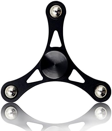 PPTOY Fidget Spinner Toy Finger Hand Cube Perfect For Quitting Smoking, ADD, ADHD, Anxiety, and Autism for Adults and Children Small Size (balck)