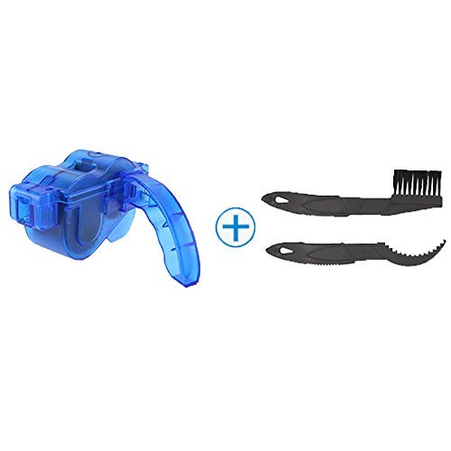 Yizhet Bike Bicycle Chain Cleaner Kit Easy and Quick Clean Chains Scrubber Gear Brush Maintenance Cleaning Tool Set for Road Bikes Bicycle Cycling Mountain Bike MTB