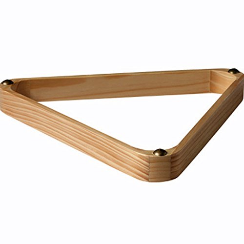 SGL WOODEN PINE POOL TABLE TRIANGLE WITH GLIDERS TO FIT AMERICAN 2 1/4" POOL BALLS**