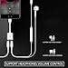 iPhone 7 Headphones Adapter, [Upgrade for IOS 10.3], iPhone 7 Plus Adapter, Dual Lightning Headphone Adapter Splitter for iPhone 7 / 7 Plus (white)