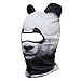 WTACTFUL 3D Animal Ears Balaclava Windproof Face Mask Sun Protection for Skiing Snowboard Cycling Motorcycle Music Festivals Raves Halloween Party Summer Winter Cold Weather Outdoor Panda MEB-01