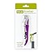 True TrueTap Metallic Purple Double Hinged Waiter’s Corkscrew, Stainless Steel Wine Key with Foil Cutter 4.75x0.5x1