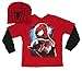 Marvel Big Boys Long Sleeve T-Shirt and Beanie Fashion Combo (8, Spider-Man)
