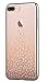 iPhone 7 Plus Case,Comma [Polka Crystal Series] Original Swarovski Element Hard [PC Transparent] Case for iPhone 7 Plus Case (Gold Polka)