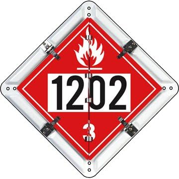 2 Legend DigiLock Placard, Aluminum (white), 13.75" x 13.75"