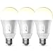 3-Pack Smart Wi-Fi A19 Led Bulb, 2700k Dimmable White, No Hub Required, 50w Equi