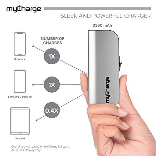 image for myCharge HubMini Portable Charger 3300mAh External Battery Pack Power 