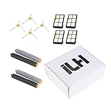 Leewos Replacement Parts for iRobot Roomba 800/900 Series 870 880 980 Robotic Vacuum Cleaner (4 x 800 Side Brushes, 4 x 800 Series HEPA Filters, 2 x Set of AeroForce Extractors )