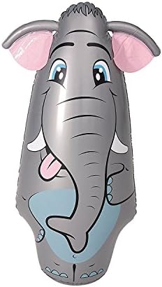 Built-in Sand Bop Bag Elephant Inflatable Punching Bag Toy for Kids 3 Feet Tall