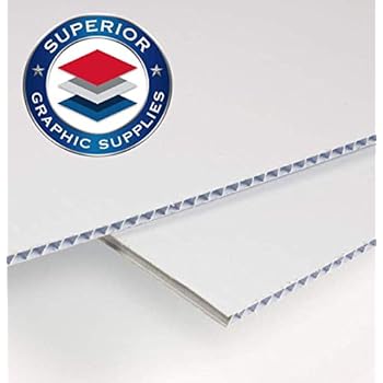 Superior Graphic Supplies Corrugated Plastic Sheets Coroplast Sign Blank Board | 4-mm Thick for A-Frame Replacement Poster Sheets, 2 Pack White Blanks Sheets(24