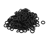 Uxcell a16031600ux1298 Rubber Universal O-Ring Seal Washers Grommets 10mm x 2mm Black Rubber (Pack of 200)