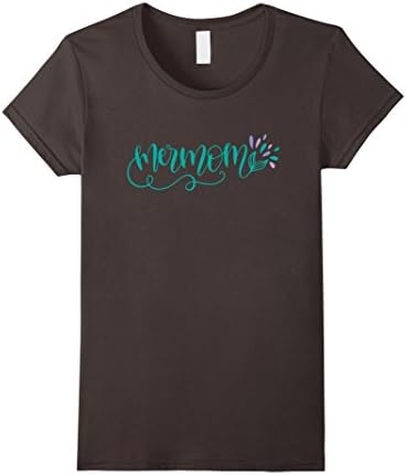 Womens Mermom Swim Mom T Shirt 2017 Medium Asphalt