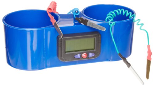 American Educational Blue Plastic Two Potato Clock, 8-1/2" Length x 3-1/2" Width x 2-3/4" Height