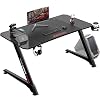 VITESSE 44 Inch Ergonomic Gaming Desk, Z Shaped Office PC Computer Desk with Large Mouse Pad, Gamer Tables Pro with USB…