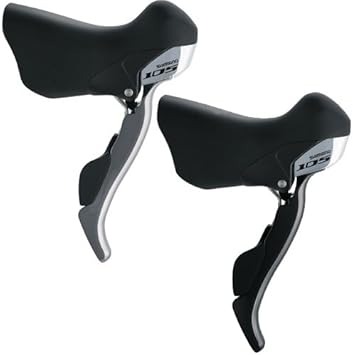 Amazon シマノ 105 Stiデュアルコントロールレバー St 5703 トリプル 左右セット シルバー その他 シマノ Shimano ブレーキレバー