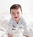 Burt's Bees Baby baby boys Bodysuits, 2-pack Organic Cotton Short & Long Sleeve One-pieces Bodysuit, Heather Grey, 3-6 Months US