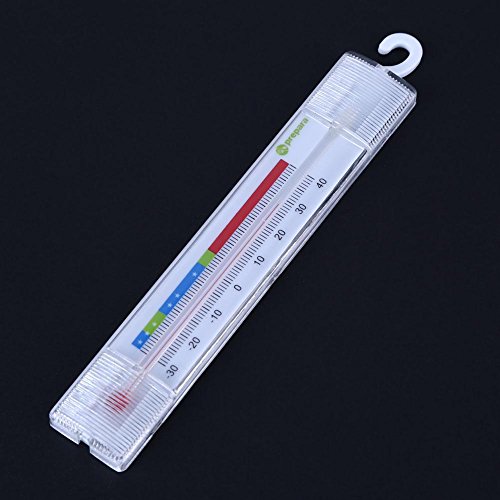 VKTECH Portable Household Fridge Dial Thermometer Freezer Refrigerator Refrigeration with Hook for Indoor Home