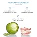Denture Cleaner Bath, Retainer Cleaner Machine, Denture Tub Removes Stains & Food Residues