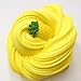 Fluffy Slime, Putty Soft Strechy Non-Sticky Candy Yellow Pineapple Charm Butter Slime Supplies Stress Relief DIY Toy for Girls and Boys 7oz