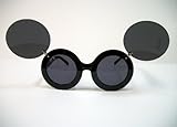 Flip Lense Mouse Sunglasses (Black)