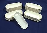 Emmner Disposable Paper Food Tray for Carnivals, Fairs, Festivals, and Picnics. Holds Nachos, Fries, Hot Corn Dogs, chicken wings, mozzarella stick pack of 50 8oz
