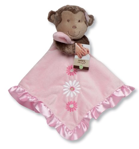 Carter's Plush Security Blanket, Girl Monkey