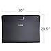 Juvale Art Portfolio Case with Handles Carrying Art Storage Bag for Artists Artwork Drawing and Sketching 28 x 20.5 Inches (Black)