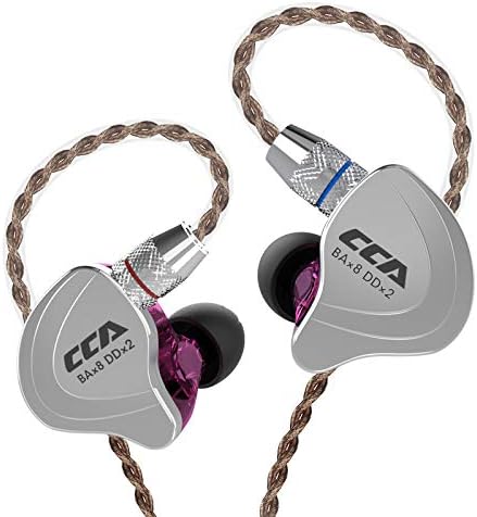 Earbuds Wireless Bluetooth Hi-Fi Stereo Earphones Waterproof Touch Control Headphone with Microphone - 42Hrs Playtime Headset with Deep Bass for Business, Sports, Music Creation (Purple)