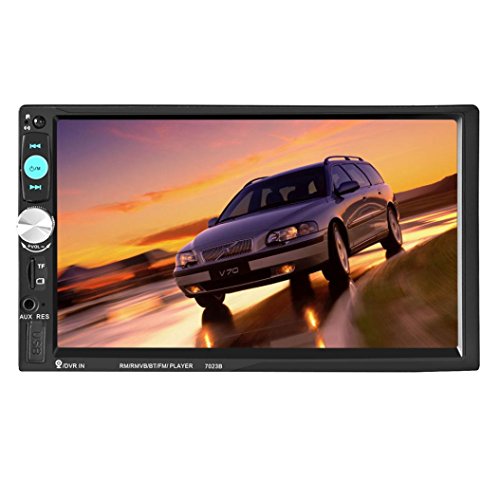 USSay ETohio Bluetooth Car Stereo Audio In-Dash Aux Input Receiver SD/USB MP5 Player