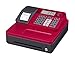 Casio Cash Register for Small/Medium Sized Retail Businesses (Red) bundle