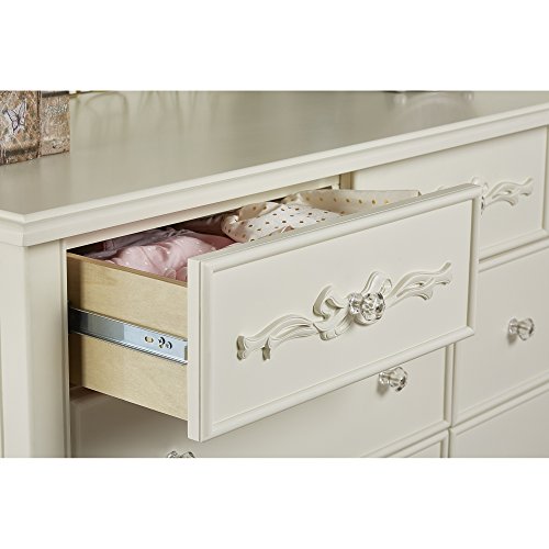 chinese dress ladies Amazon.com: Evolur Aurora 7-Drawer Nursery Dresser – Ivory Lace main image 0