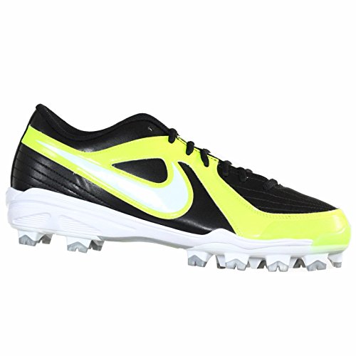 black and yellow softball cleats