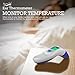 Temporal Thermometer For Fever - Digital Infrared Ear Thermometer With Dual F & C Temperature Mode - Fast 1 Second Read, For Infants, Baby, Kids & Adults, Digital Ear Themomters Medical