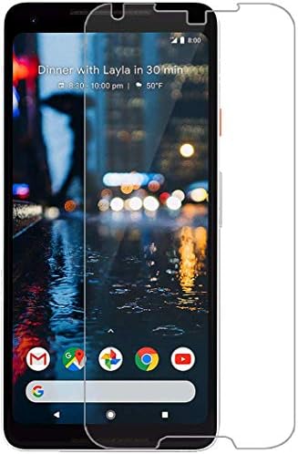 Keliple Google Pixel 2XL Screen Protector(2Pack),Tempered Glass Screen Protector for Pixel 2XL[Case Friendly][Bubble-Free][Anti-Scratch][HD-Clear][0.26mm][Anti-Glare]
