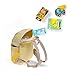 Bebamour Kids Small Toddler Animal Backpack with Harness Leash and Name Label for Boy Girl (Green)