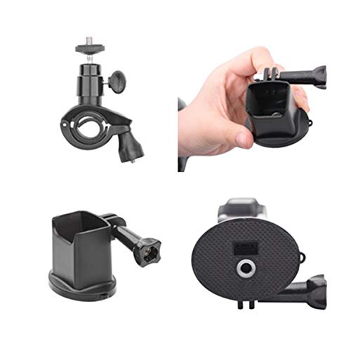 Bicycle Handlebar Mount Holder Compatible with DJI Osmo Pocket Camera Motorcycle Bike Accessories Bracket 360° Rotatable Ball Head with Gimbal Stabilizer Base Stand Adapter - Thumbnail 6