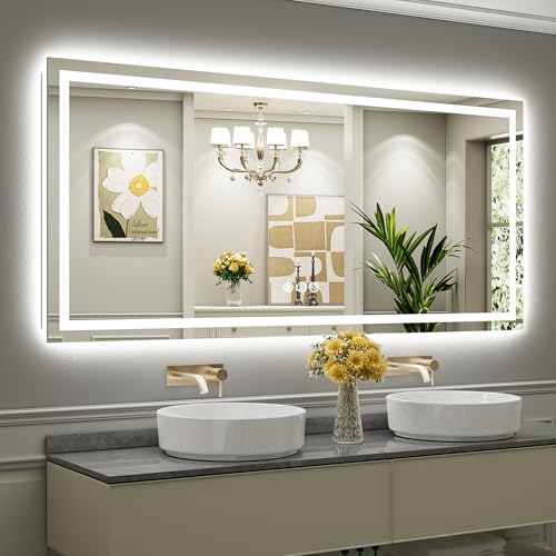 Briivue LED Bathroom Mirror Lights Anti-Fog Dimmable
