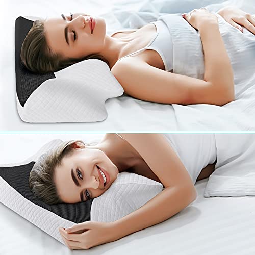 Ansontop Cervical Memory Foam Pillow, Cervical Pillows for Neck