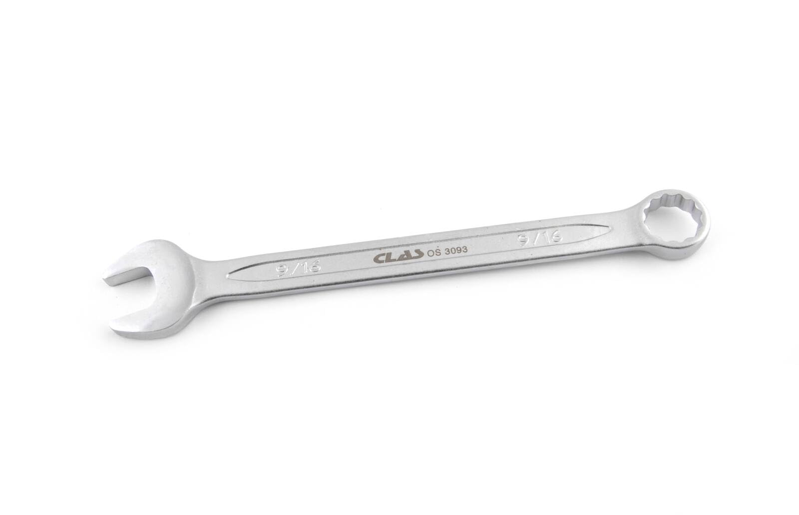 CLAS Equipements Combination Spanner 9/16" 12-Point CRV DIN ISO 3113 - OS 3093